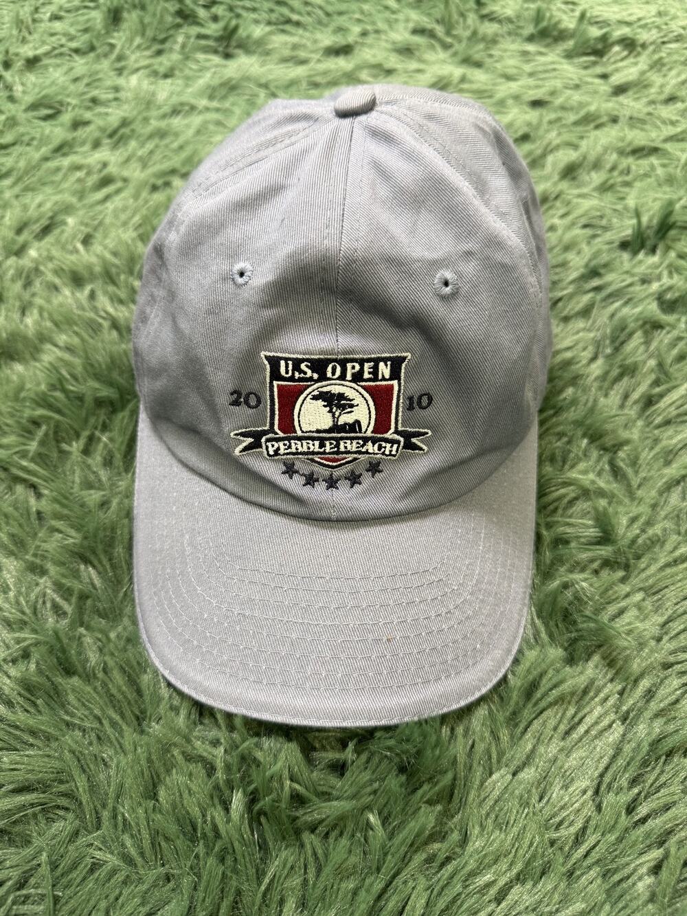USGA U.S. Open 2010 Pebble Beach Golf Adjustable Hat Cap Grey Member